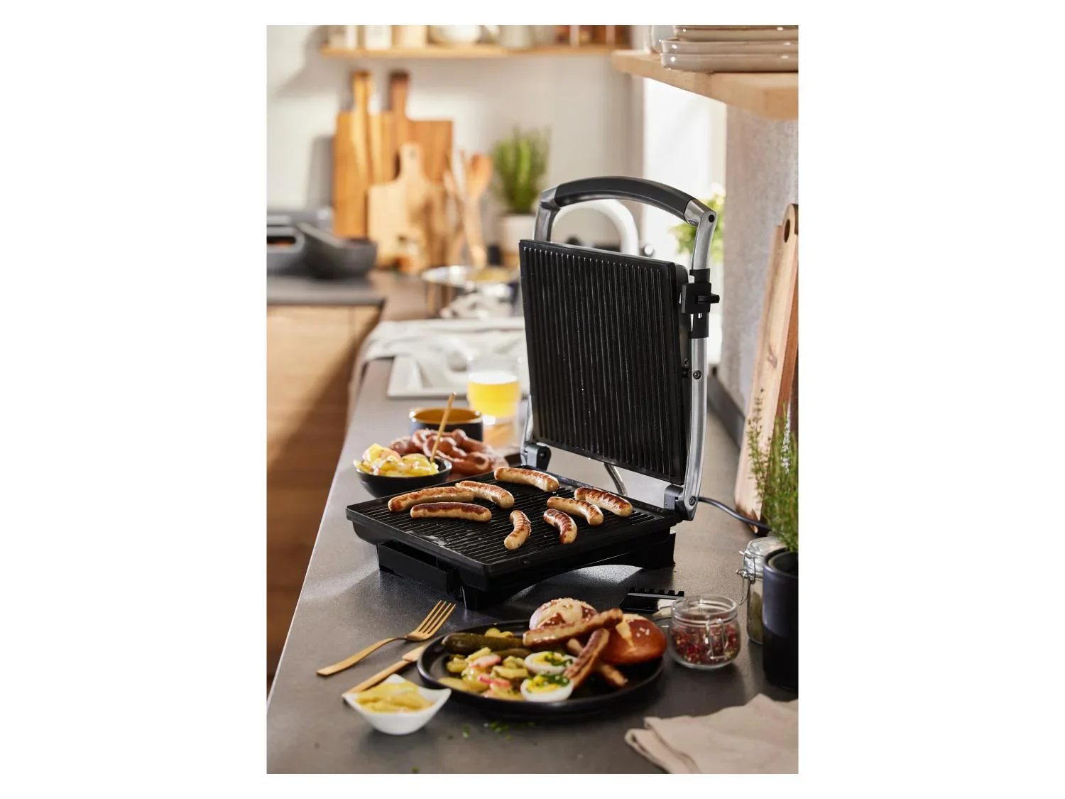 SILVERCREST KITCHEN TOOLS Appareil  panini et gril, 2000 W