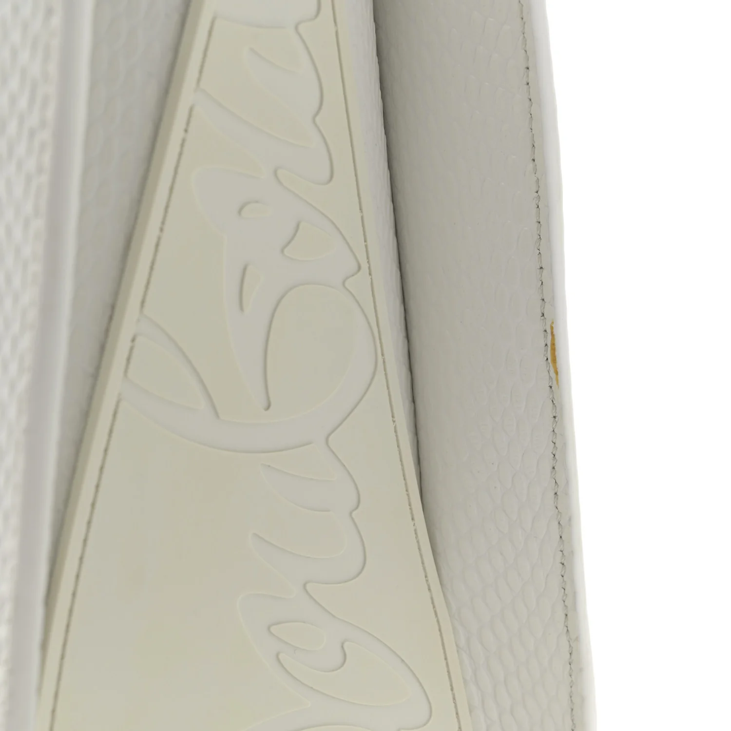 Calfskin Lizard Embossed Medium Paloma White