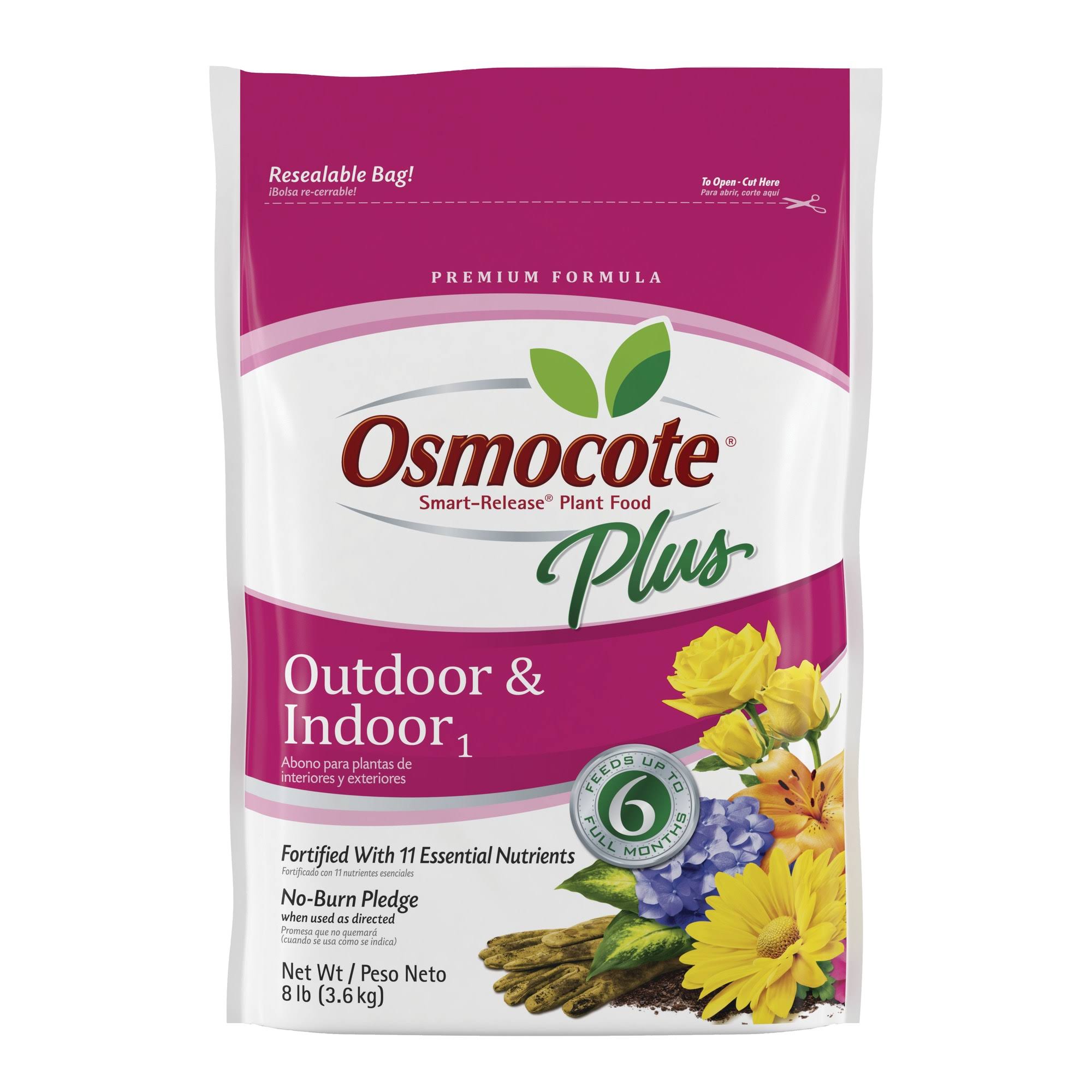Osmocote Smart-Release Plant Food Plus Outdoor & Indoor, 8 lb.