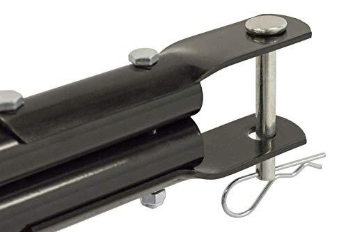 45-0543 Semoir/épandeur à gazon tracté de 45 kg (100 lb), noir et scarificateur à dents tracté de 102 cm (40 po) 45-0294, noir