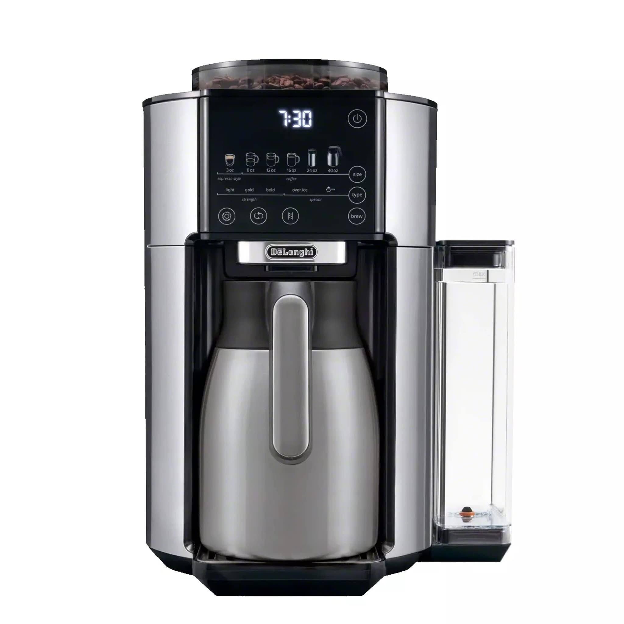 De'Longhi TrueBrew Drip Coffee Maker - Stainless with Thermal Carafe
