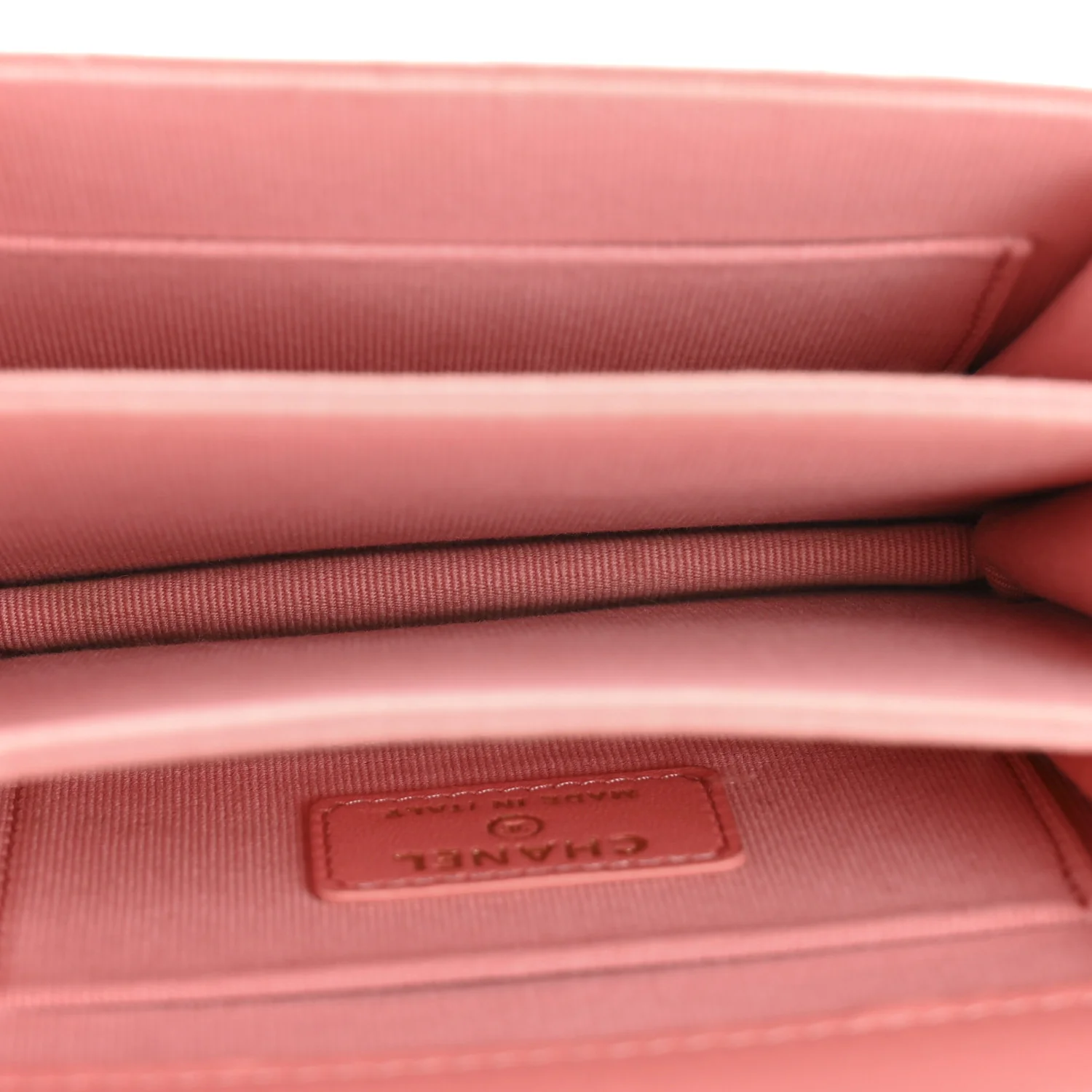 Lambskin Quilted Top Handle Flap Clutch With Chain Pink