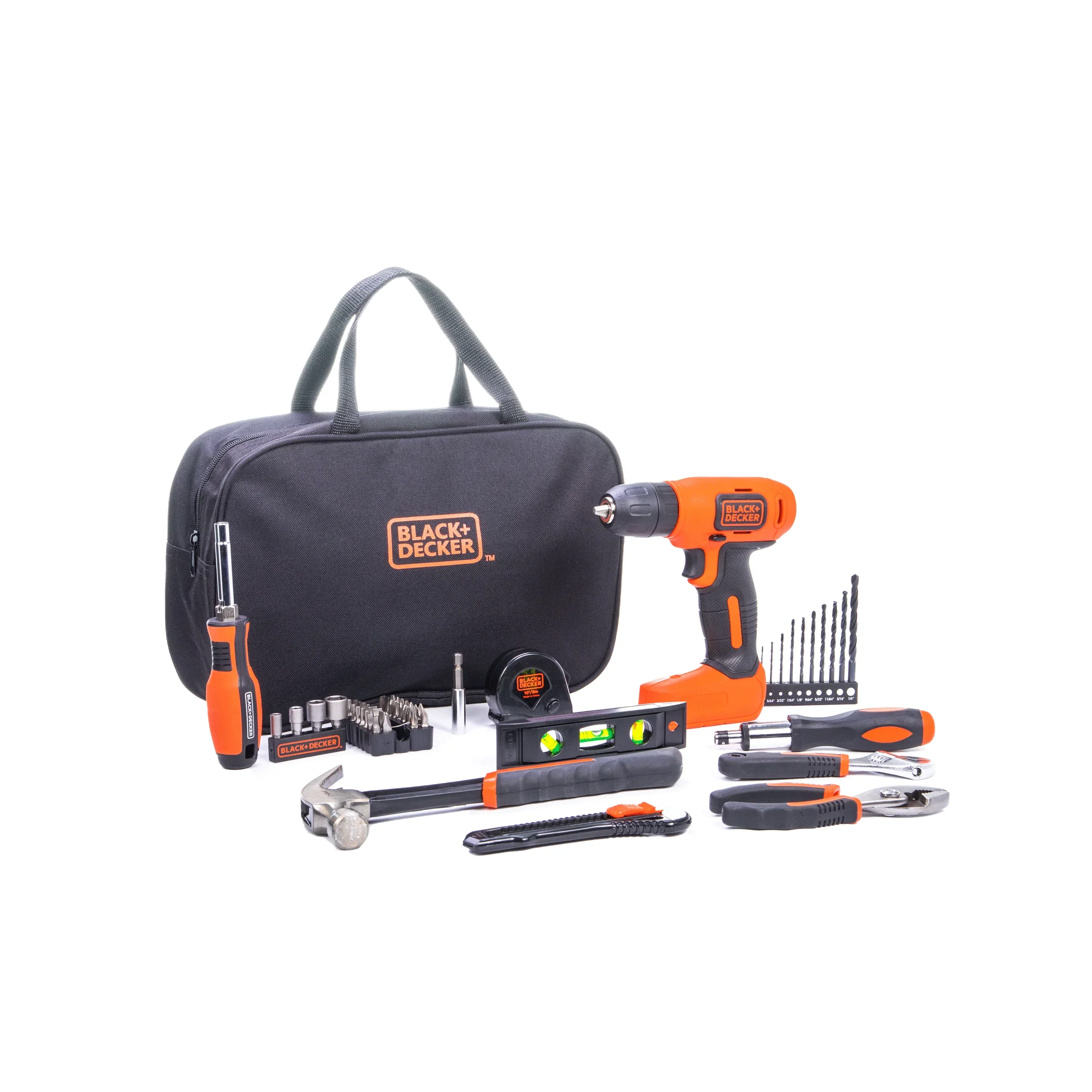 BLACK+DECKER 8V MAX* Cordless Drill Project Kit, BDCD8PK