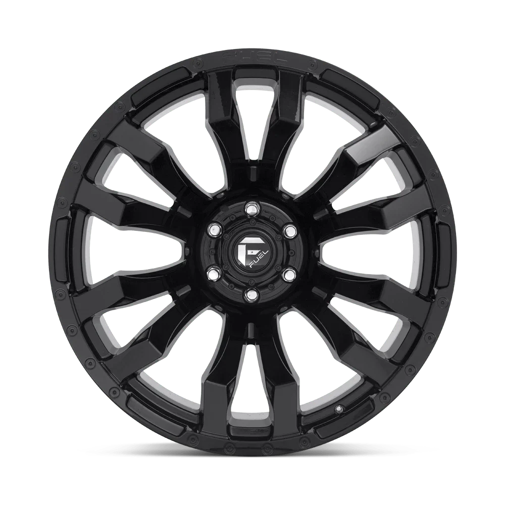 1PC Aluminum Rim D675 BLITZ 20X9in Gloss Black Finish, D67520908950 - Image 3