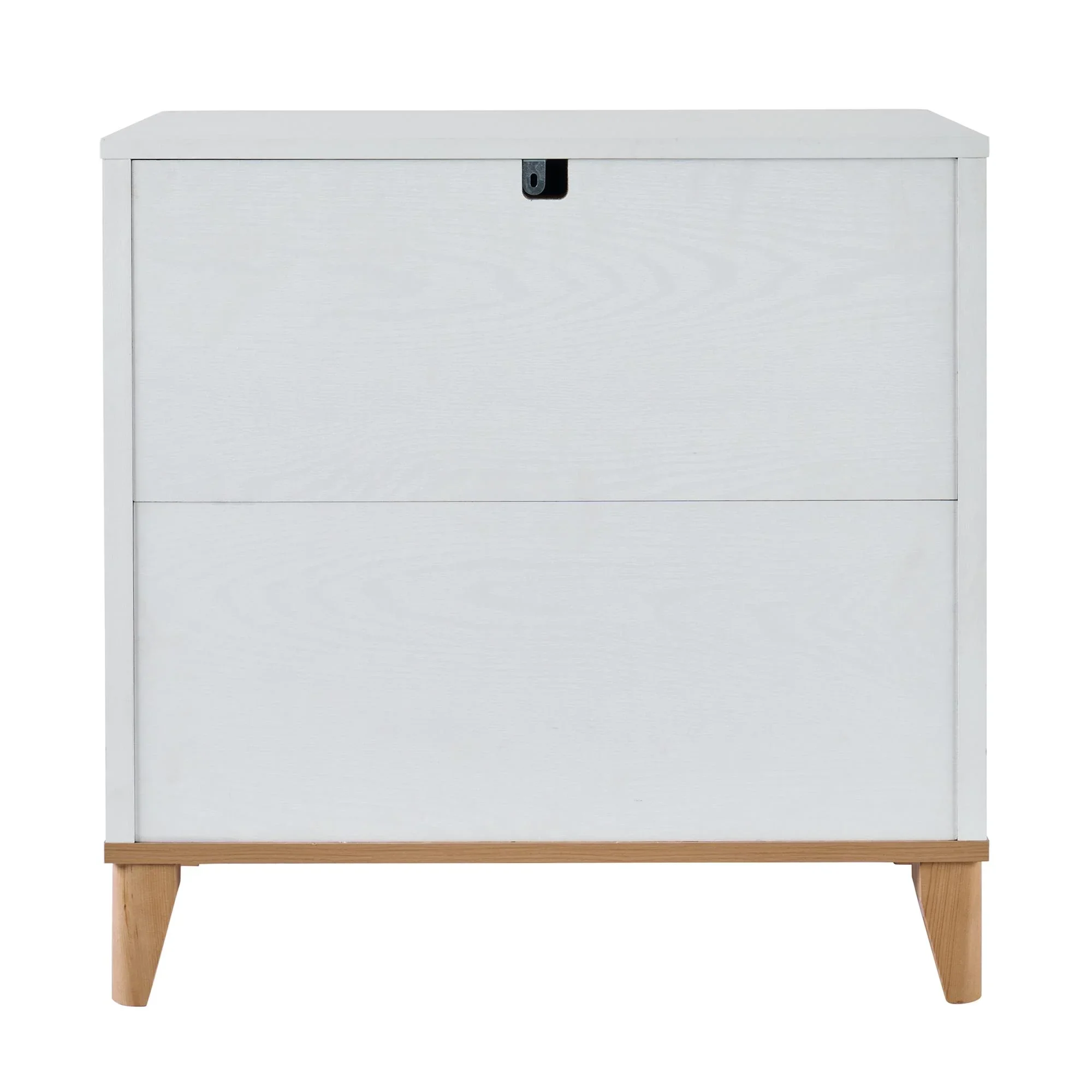 Better Homes & Gardens Leighton 3 Drawer Dresser, White and Natural