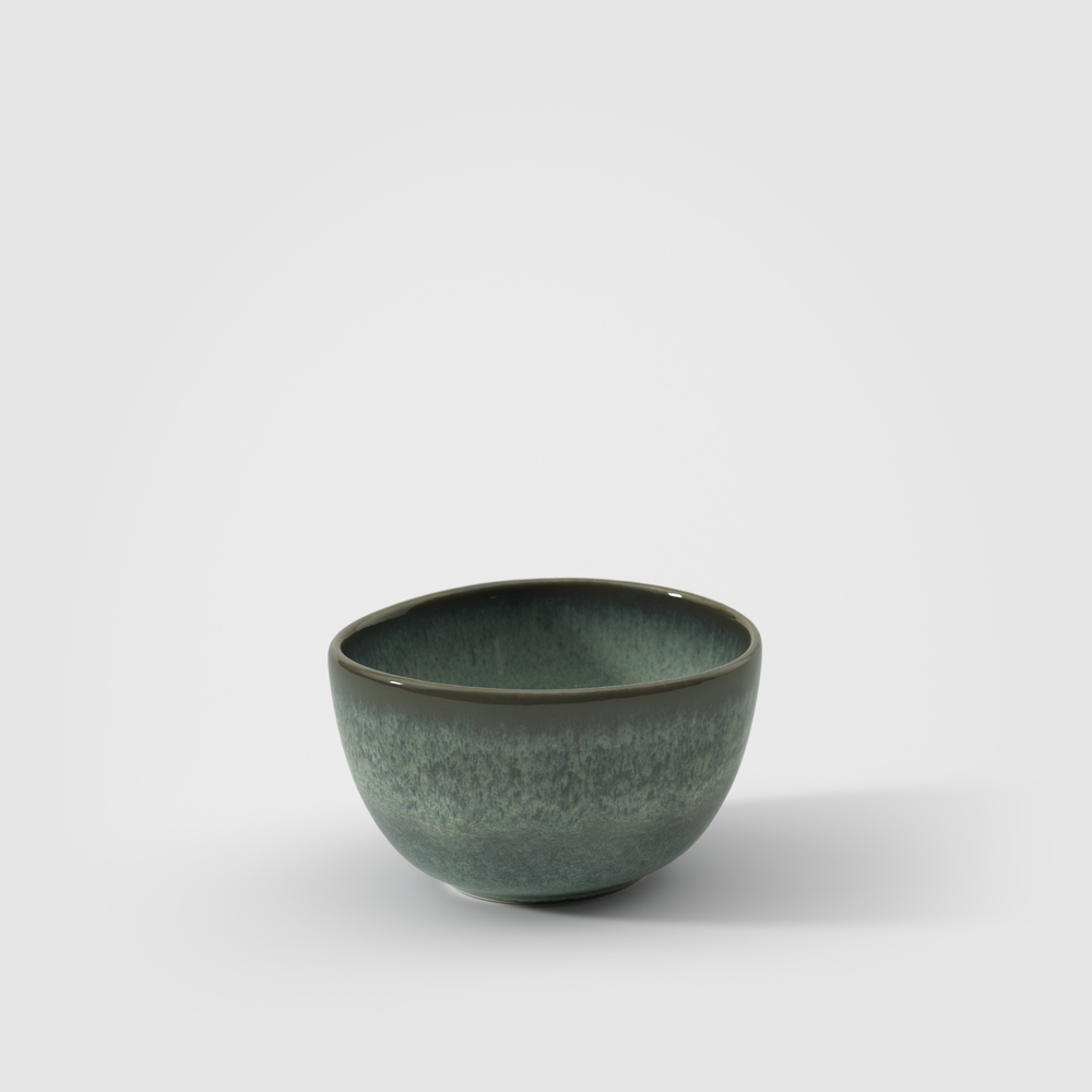 Lave Dipping bowl - Grey, 4.8 oz, stoneware