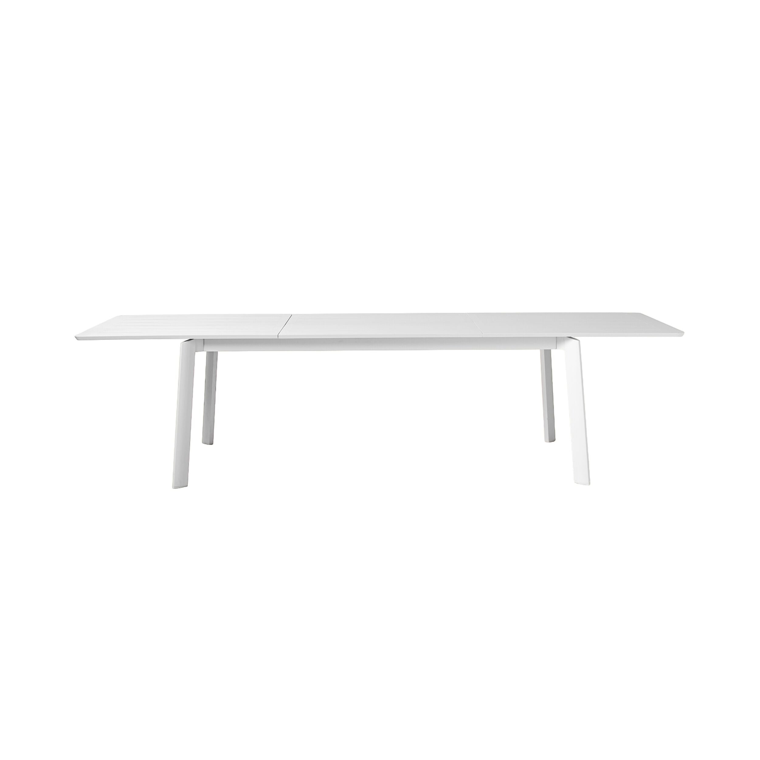Santana Aluminium Extension Table White 200/300cm