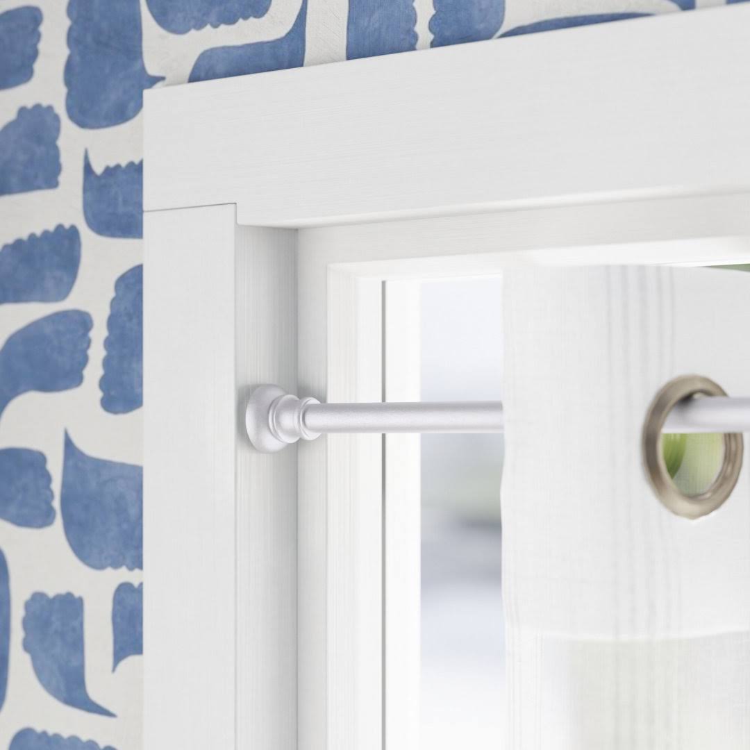Delao Brushed Nickel Adjustable 0.63x22 Alcott Hill Diameter: 48x22 - 86x22