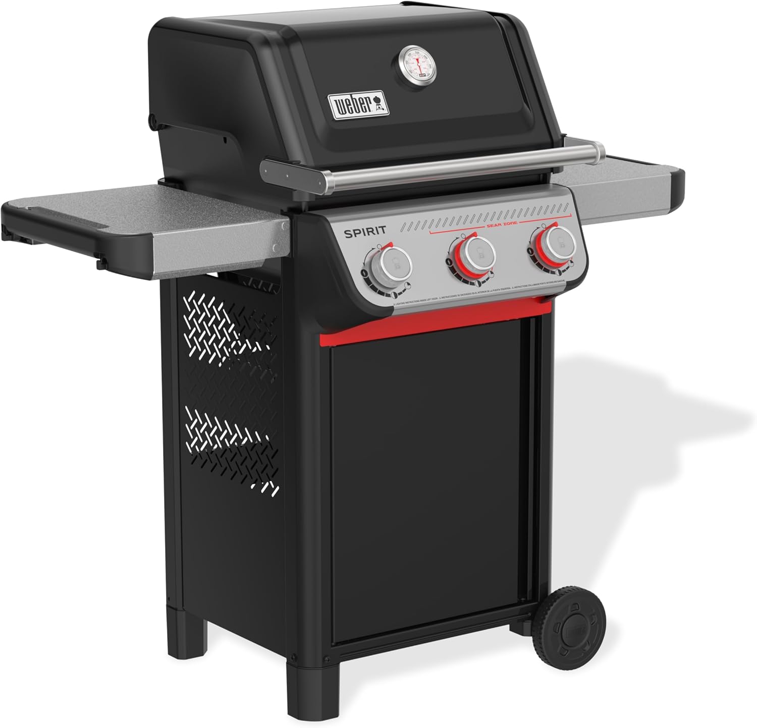 Weber® Spirit® E-325 Gas Grill, Outdoor Cooking, Small Propane Grill, Black
