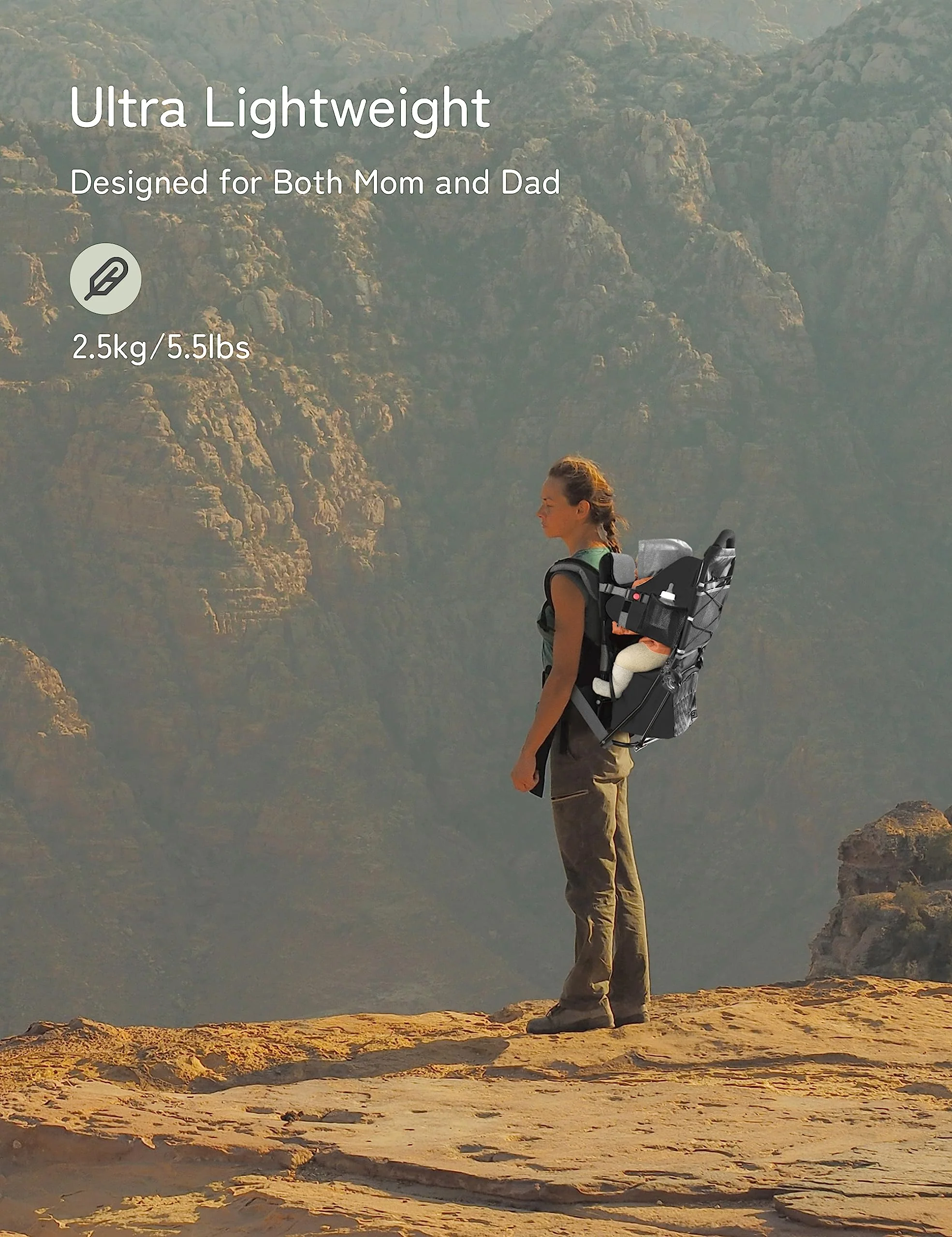 Besrey Baby Backpack Carrier. Toddler Hiking Backpack