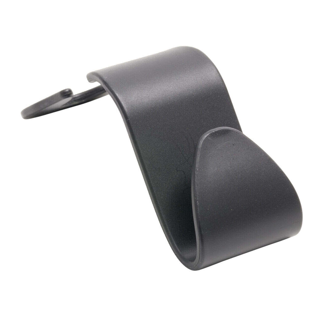 Crochet rangement appuie-tête noir H10cm (2 pièces)