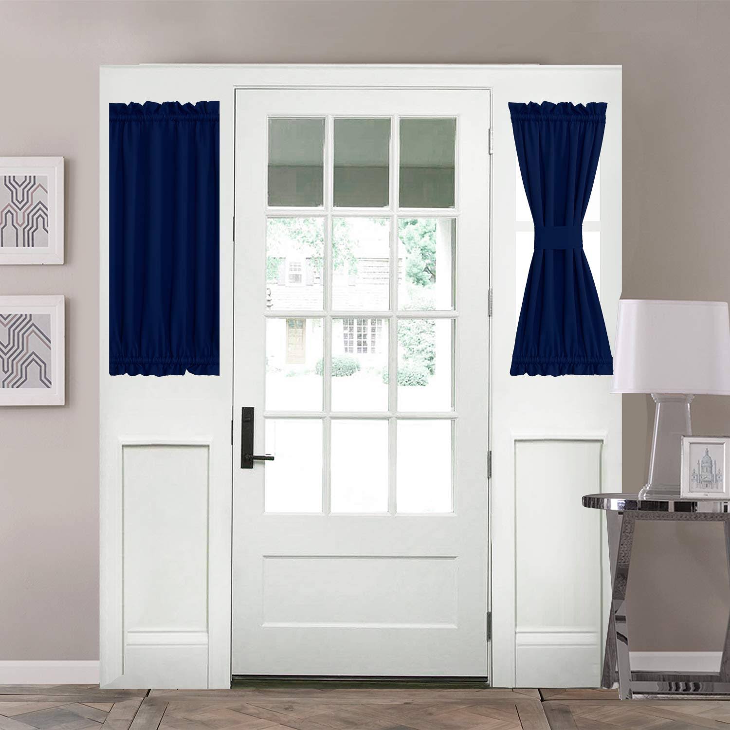 Aquazolax Front Door Curtain Panel for Privacy - Blackout Drapery 25
