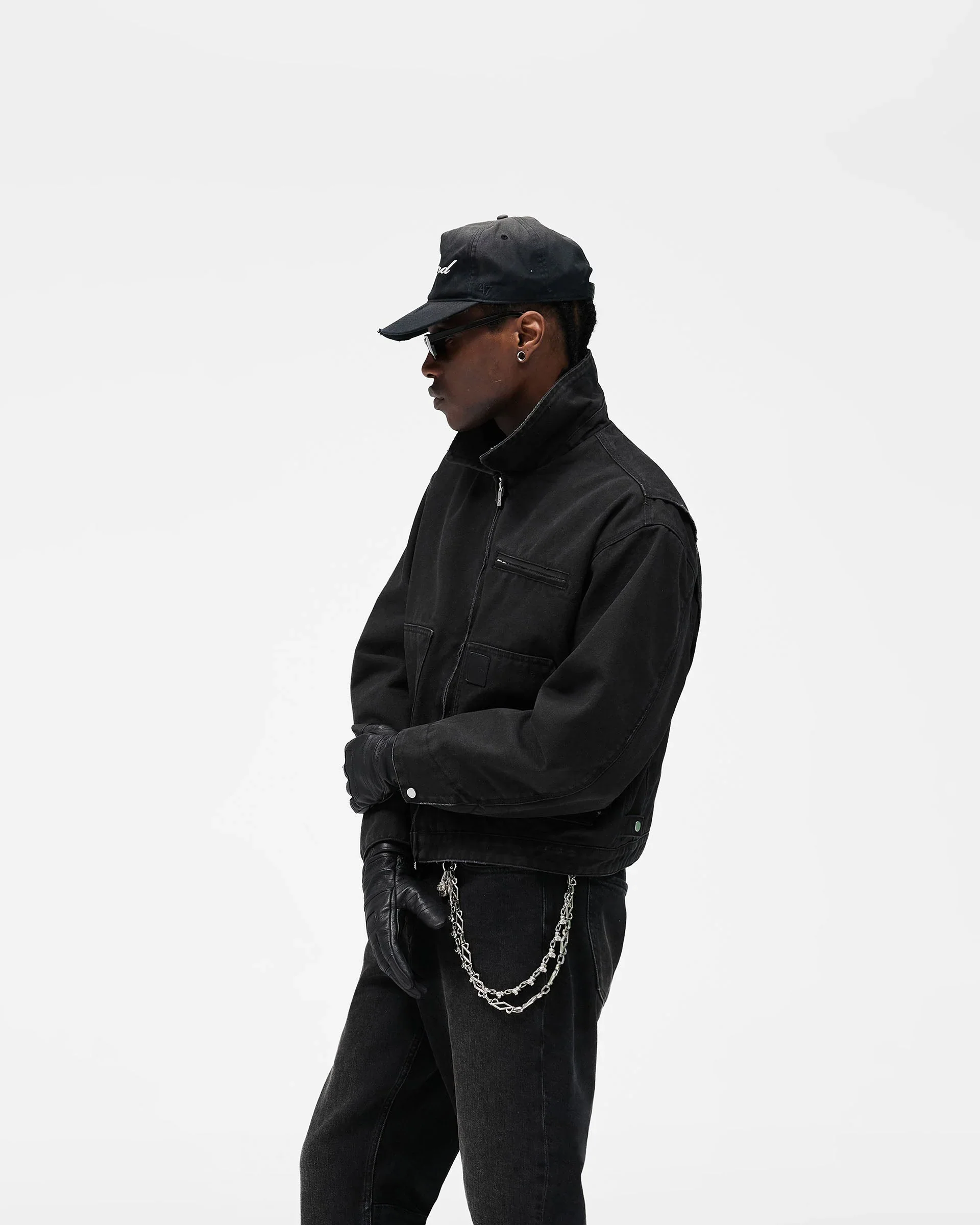 Heaton Workwear Jacket - Washed Black