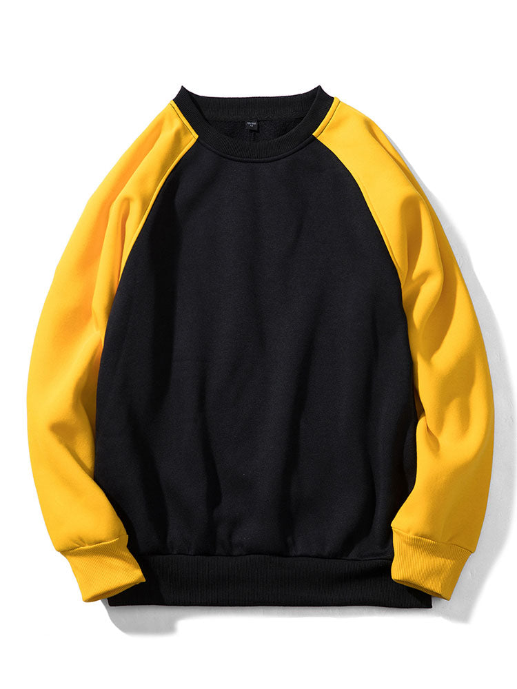 Sweat-shirts multicolores à blocs de couleur