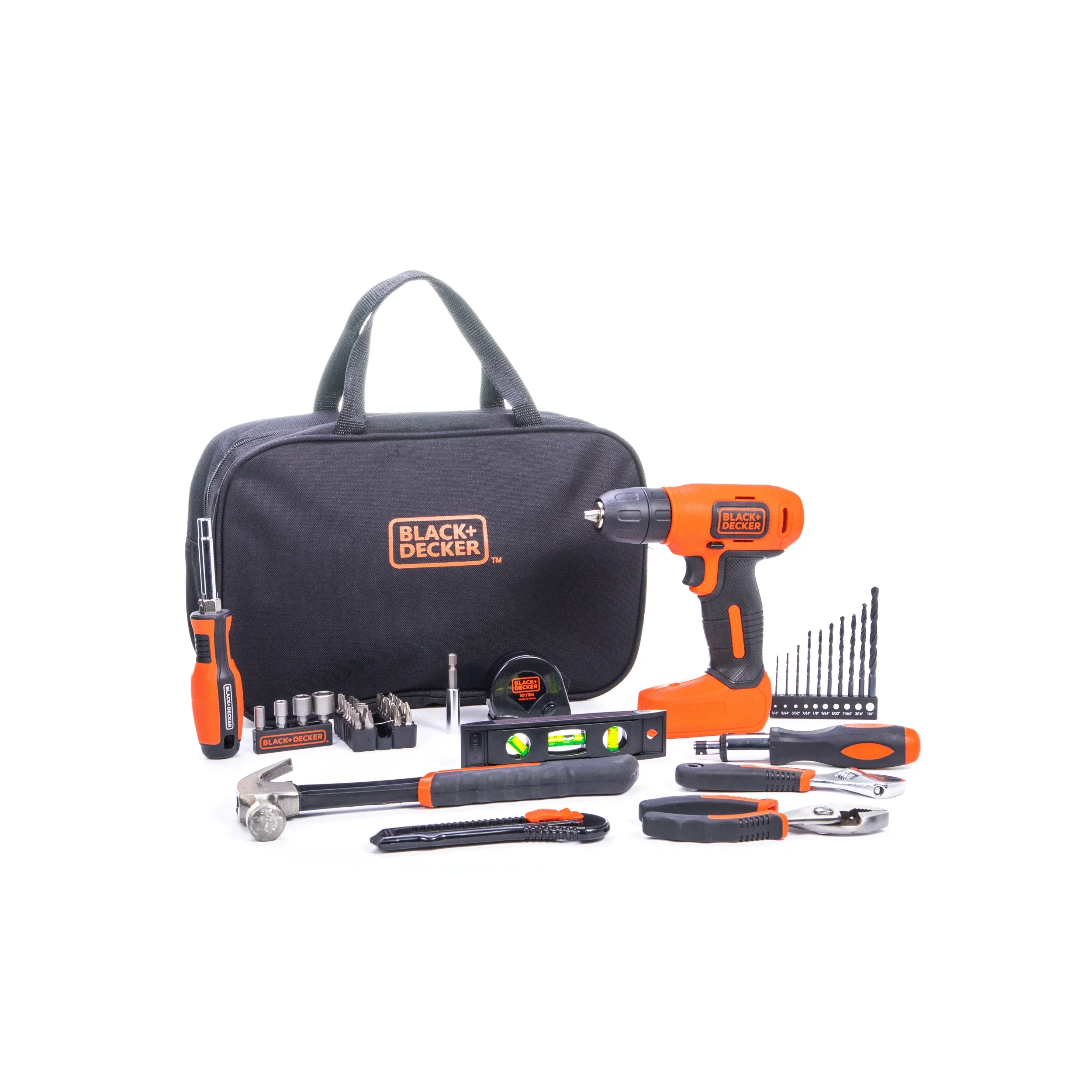 BLACK+DECKER 8V MAX* Cordless Drill Project Kit, BDCD8PK