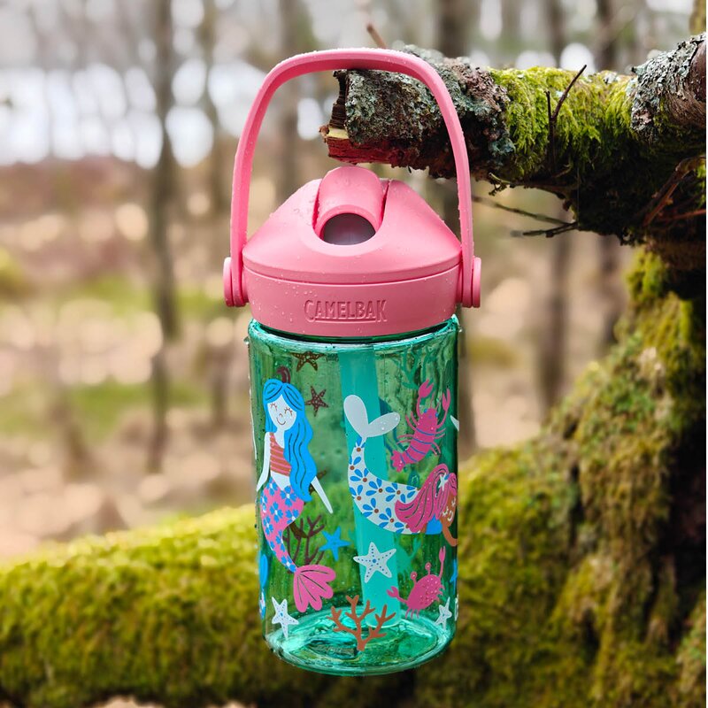 Thrive Flip Straw Kids drikkeflaske 0,4L mermaid friends