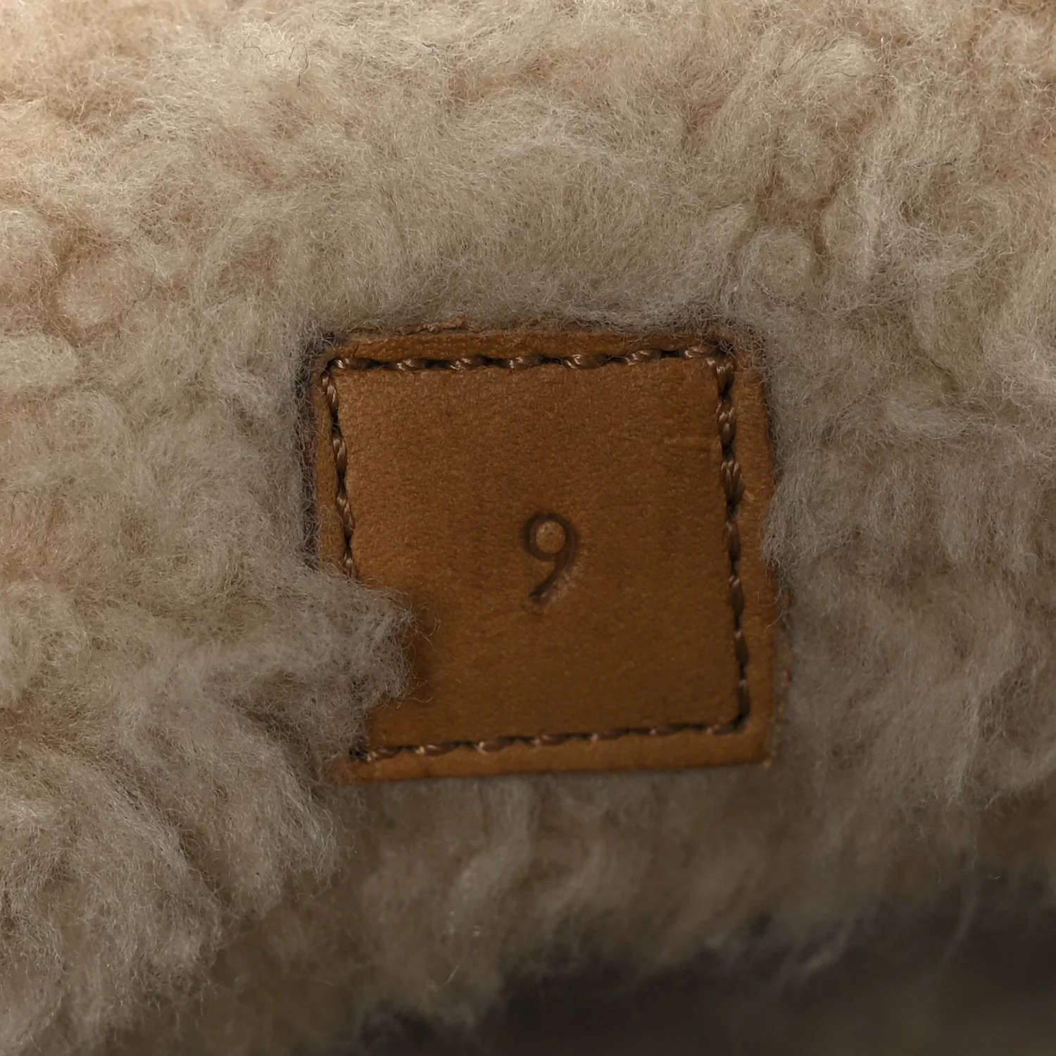 Covered Wool GG Monogram Mens Fria Horsebit Loafers 9 Beige Ebony Black Butterscotch