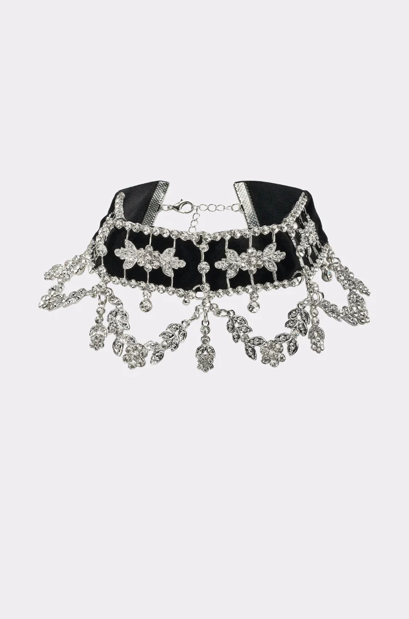 WHERES THE PARTY CHOKER NECKLACE - Akira Store