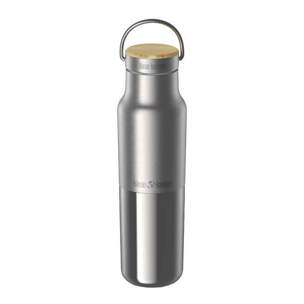 Insulated Reflect termoflaske 0,35L med bambuslokk børstet stål