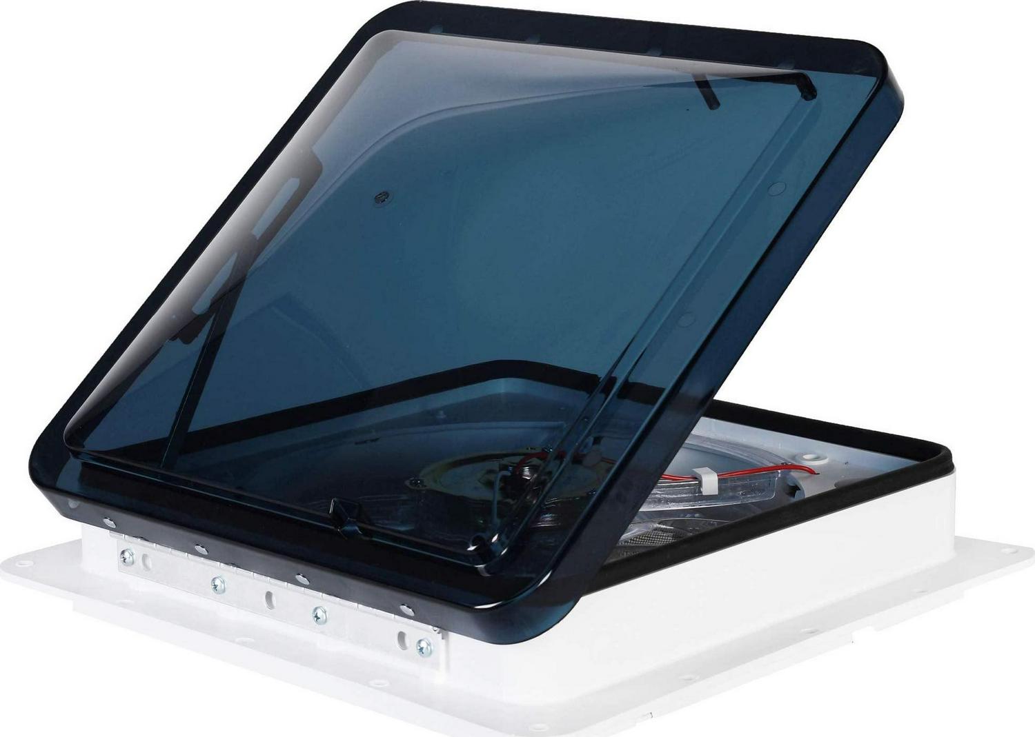 Dometic Fantastic Vent 7350 - Variable Speed Fan Hatch with Automatic Dome Lift - 14×14 Standard Roof Window for RV. Camper. Trailer