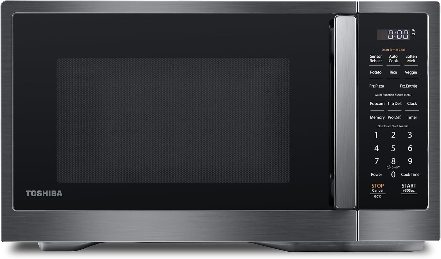 TOSHIBA Countertop Microwave Oven with Smart Sensor, 1.2 Cu.Ft, 1000W