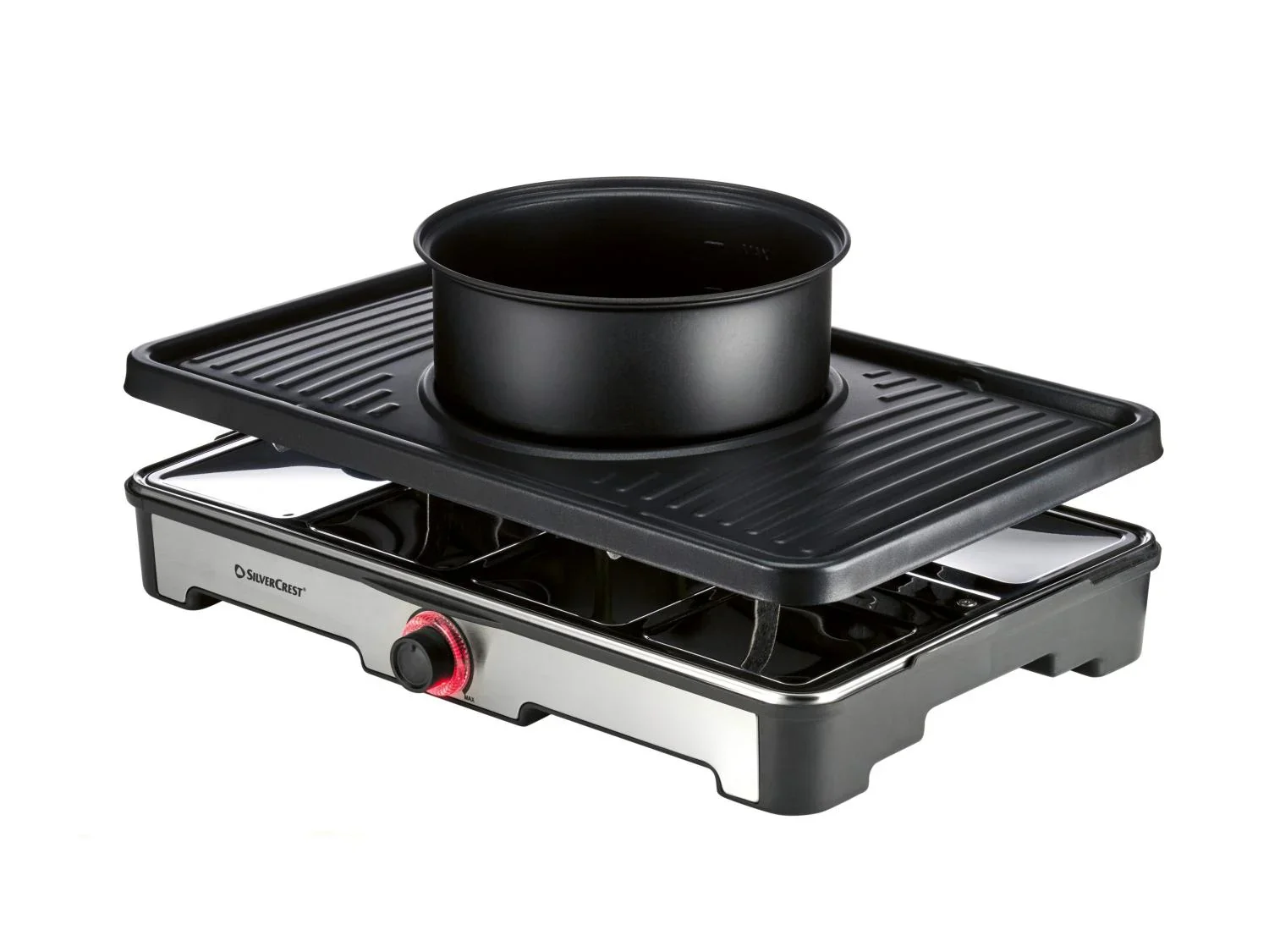 SILVERCREST Combinaison grill raclette et fondue Premium