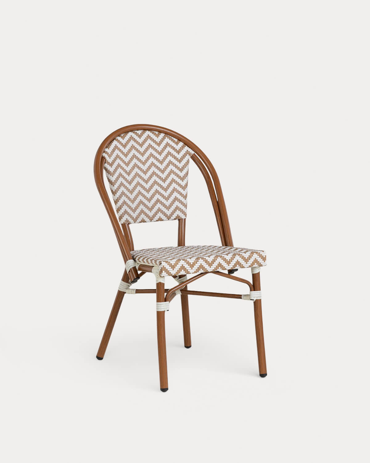 Yona - Pack 4 Sillas de Comedor de Aluminio y Ratán Sintético Yona Bistro