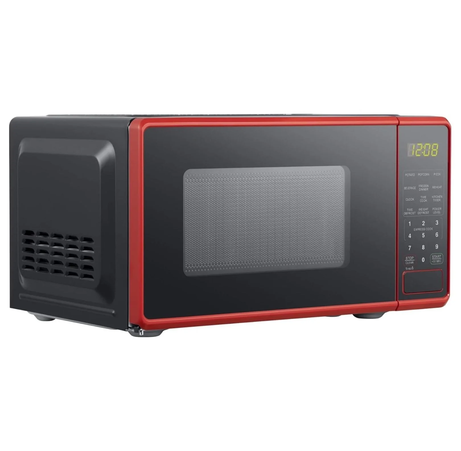 0.7 cu. ft. Countertop Microwave Oven, 700 Watts (Color : Red) - Image 3