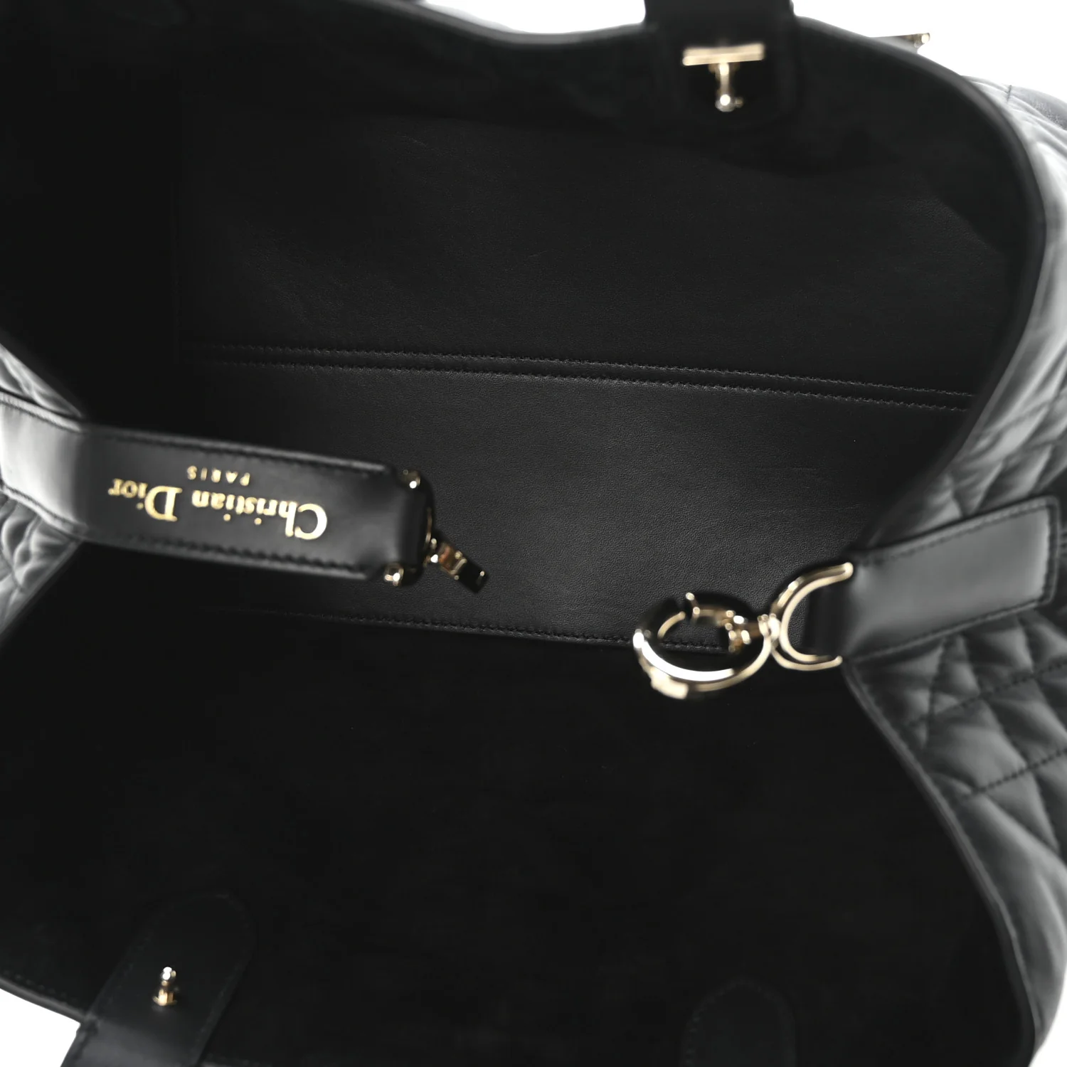Calfskin Macrocannage Medium Toujours Black