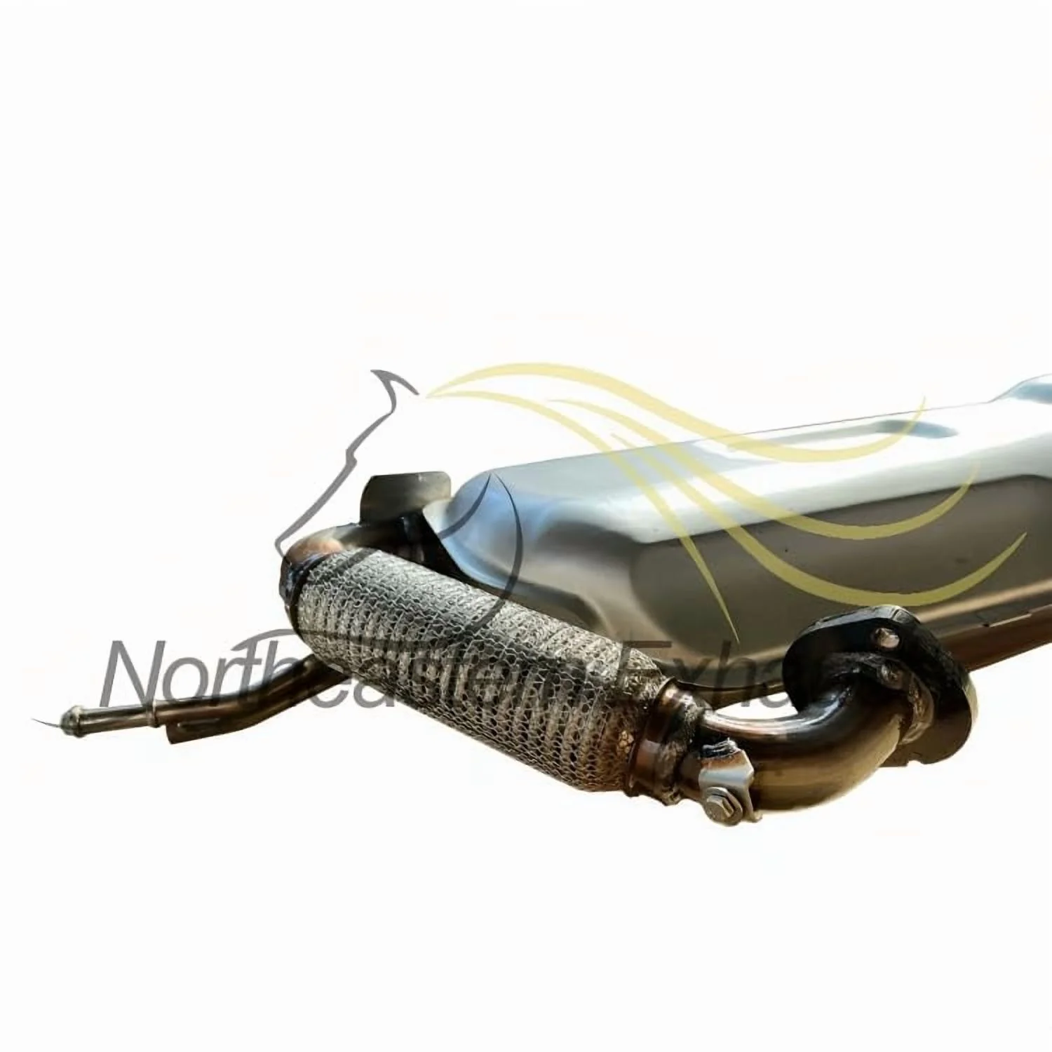 2008-2015 Smart Fortwo 1.0L Exhaust Rear Muffler Direct Fit - Image 4