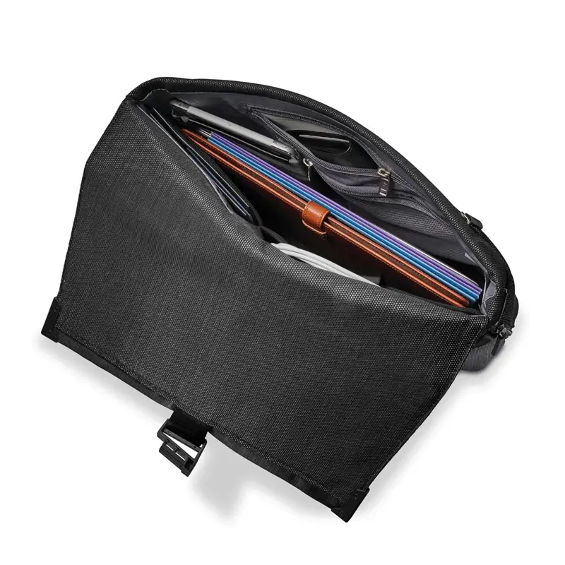 Black/Silver SXK Core Messenger Laptop Bags & Briefcases | 4183-RHEYN - SAMSONITE OUTLET