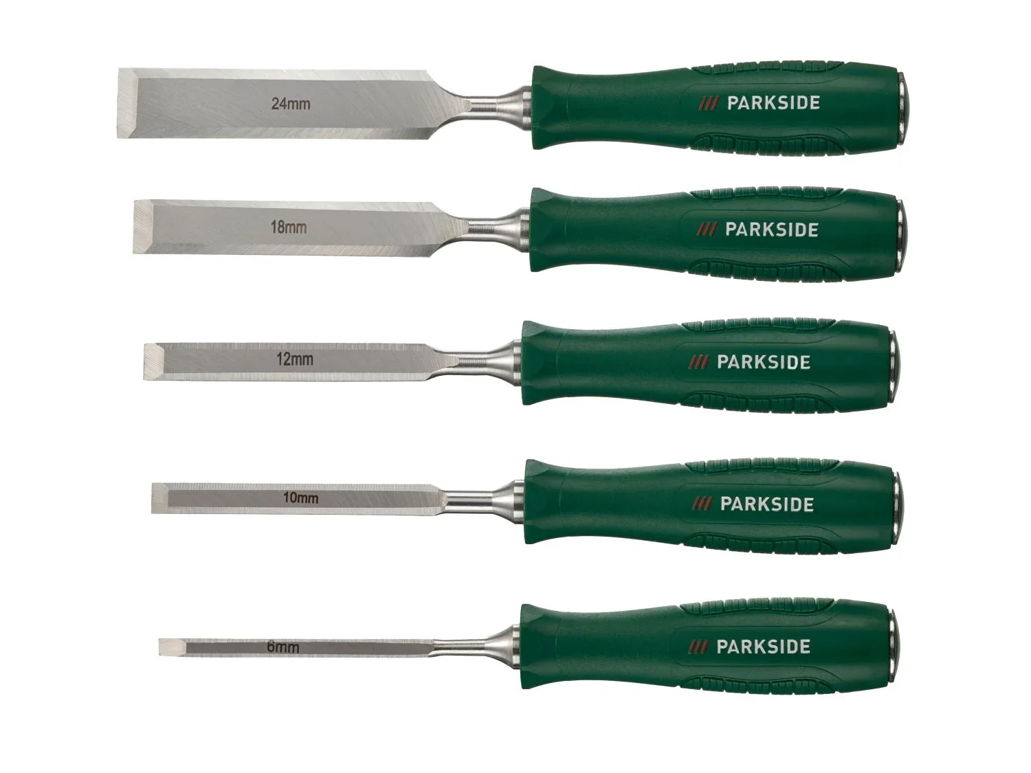 PARKSIDE Set de ciseaux  bois, 5 pices