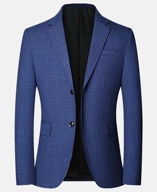 Blazer à carreaux Daily Notch à revers cranté et poches simples