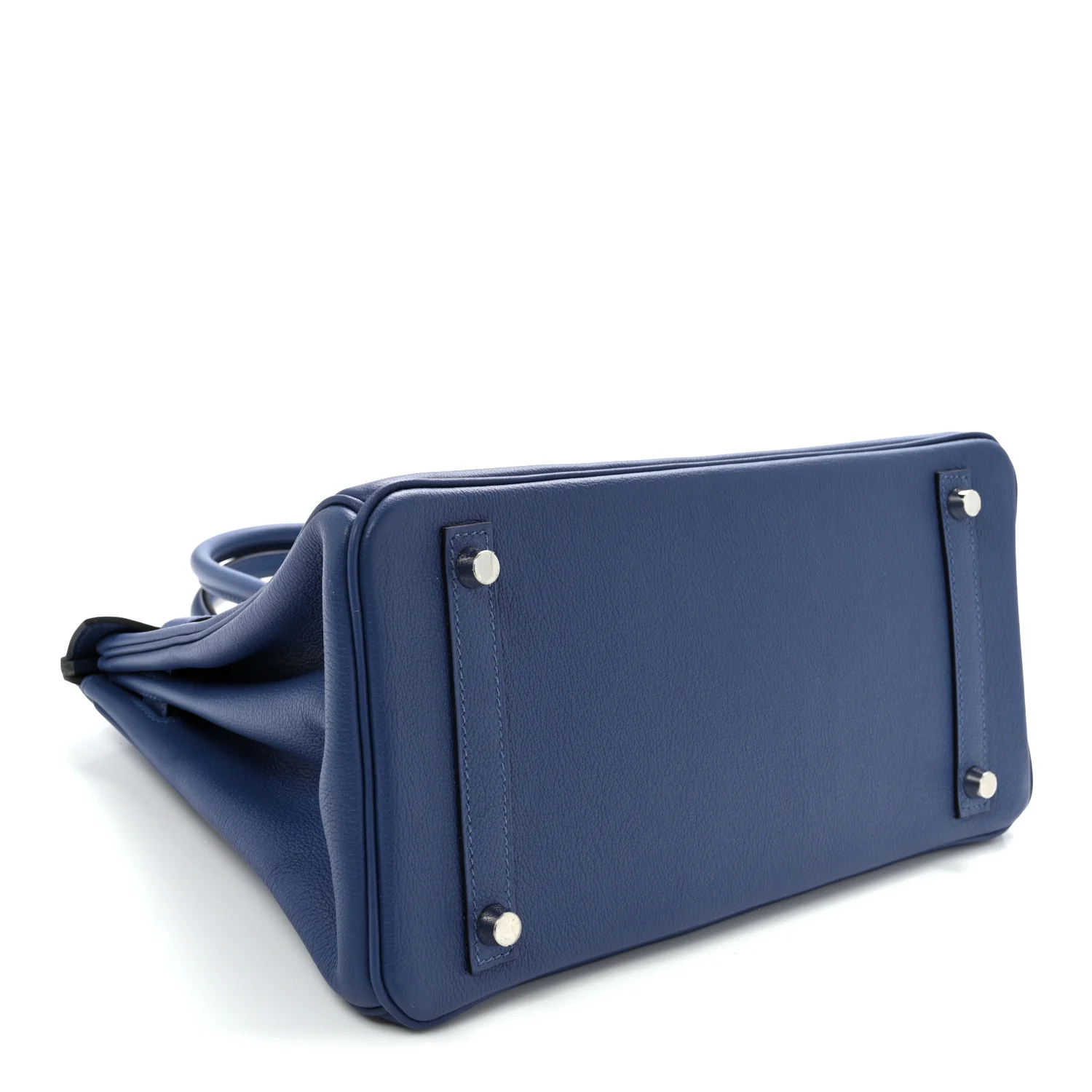 Taurillon Novillo Birkin 30 Bleu Brighton