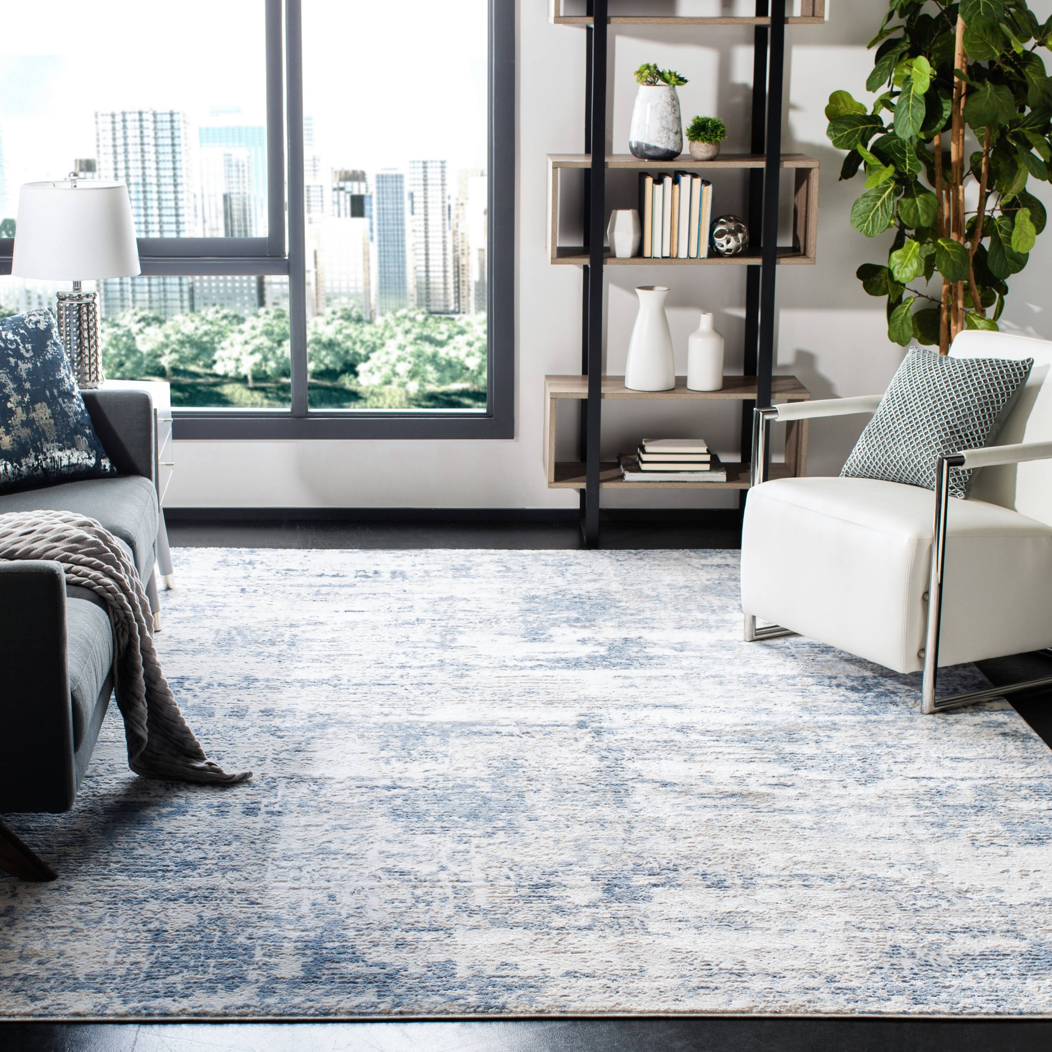 Safavieh Amelia ALA700 10' x 14' Area Rug - Ivory, Blue