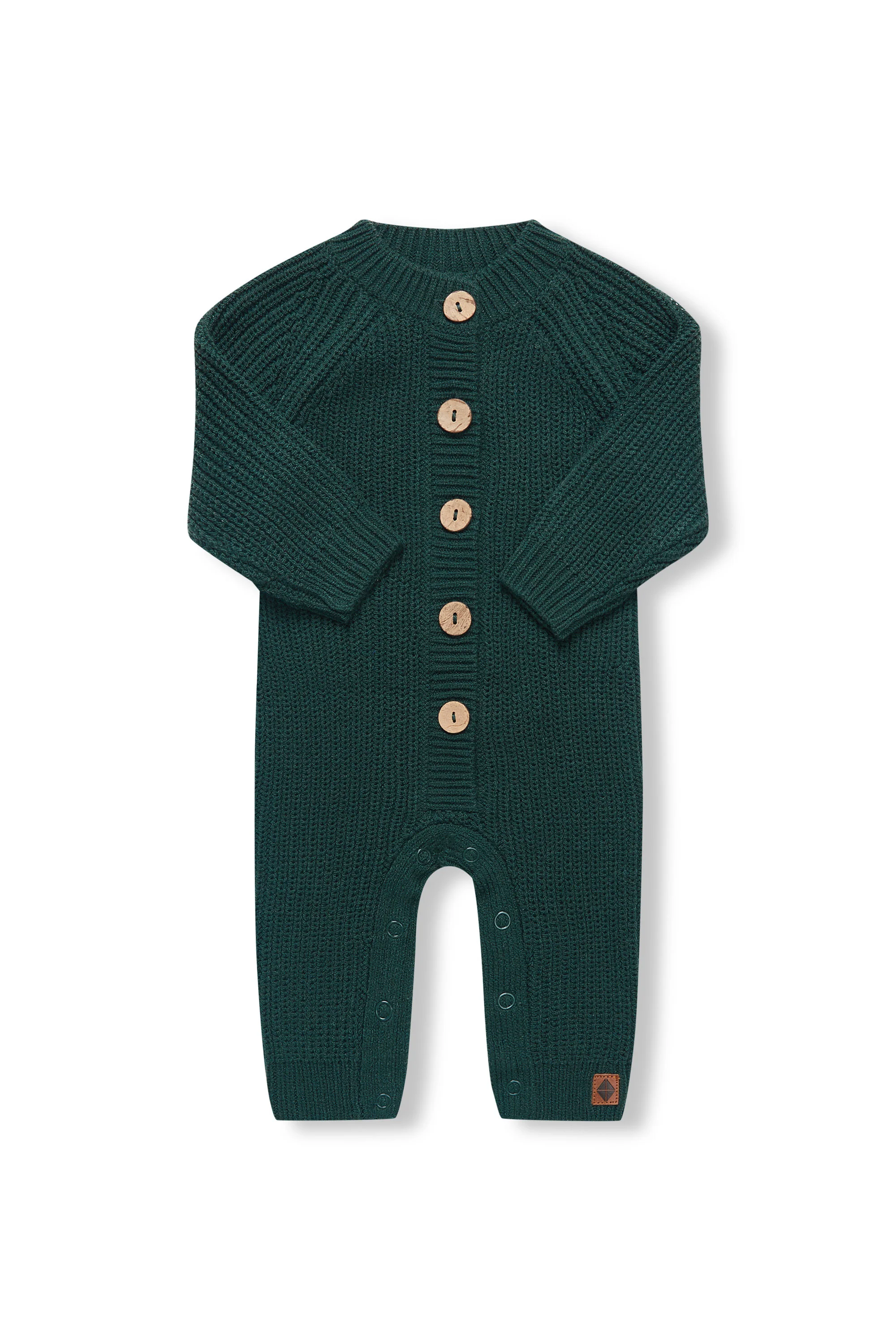 Chunky Knit Jumpsuit in Cypress
