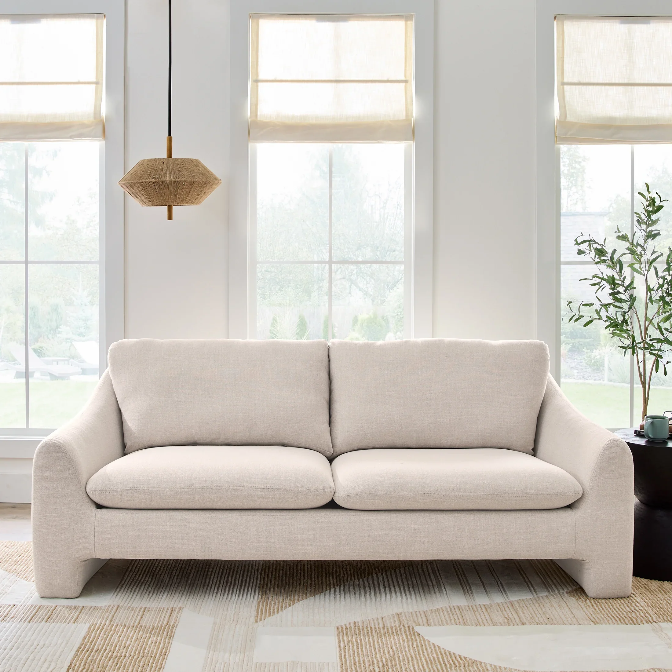 Better Homes & Gardens 83.86 Emerson Sofa, Truffle Brown