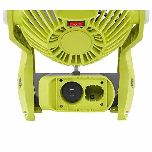 Ryobi 18-Volt One+ Hybrid Portable Fan(P3320) with P163 Lithium-Ion Battery(2.00Ah)