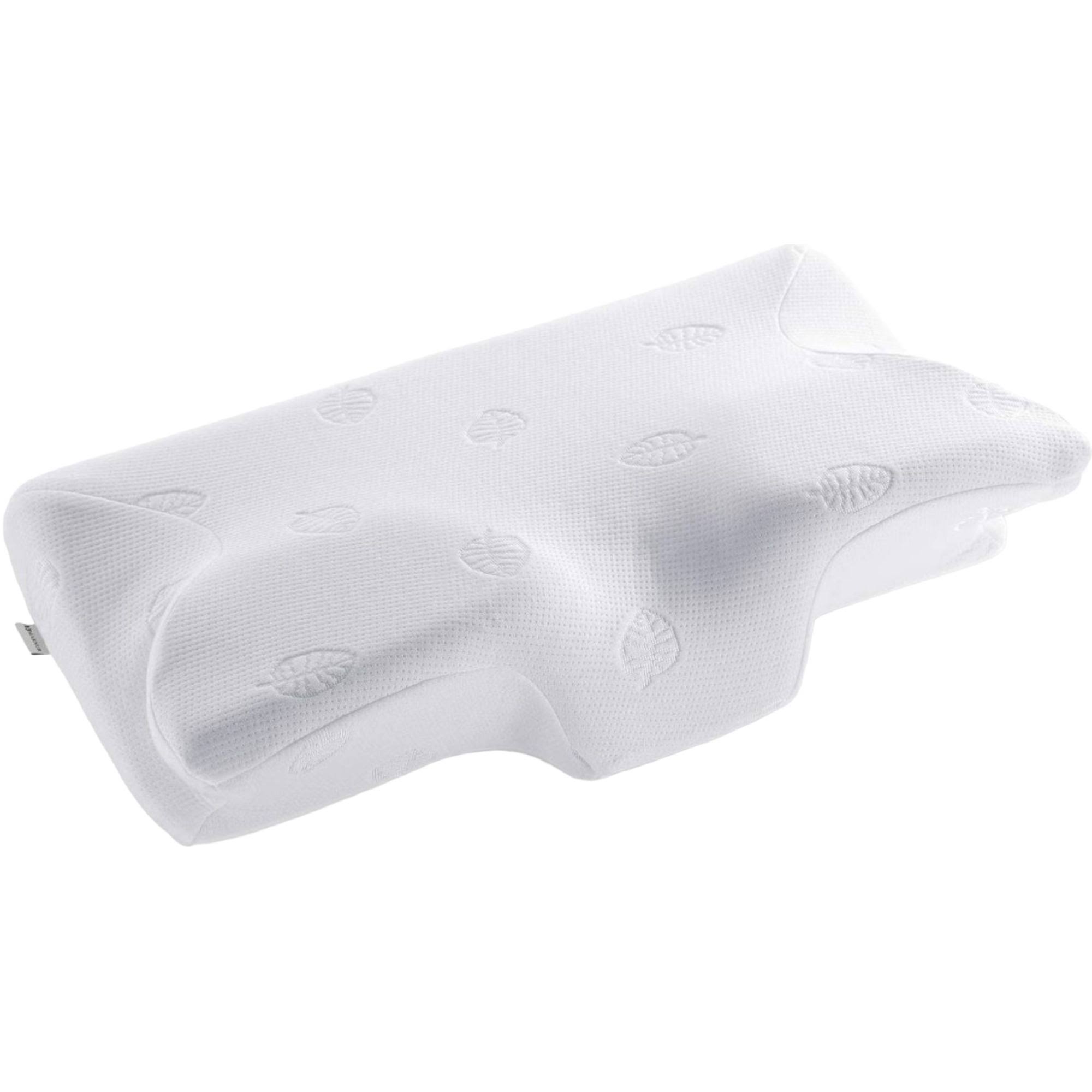 Marnur Cervical Pillow Memory Foam Orthopedic Pillow for Neck Pain Sleeping Side & Back & Stomach Sleeper with White Pillowcase