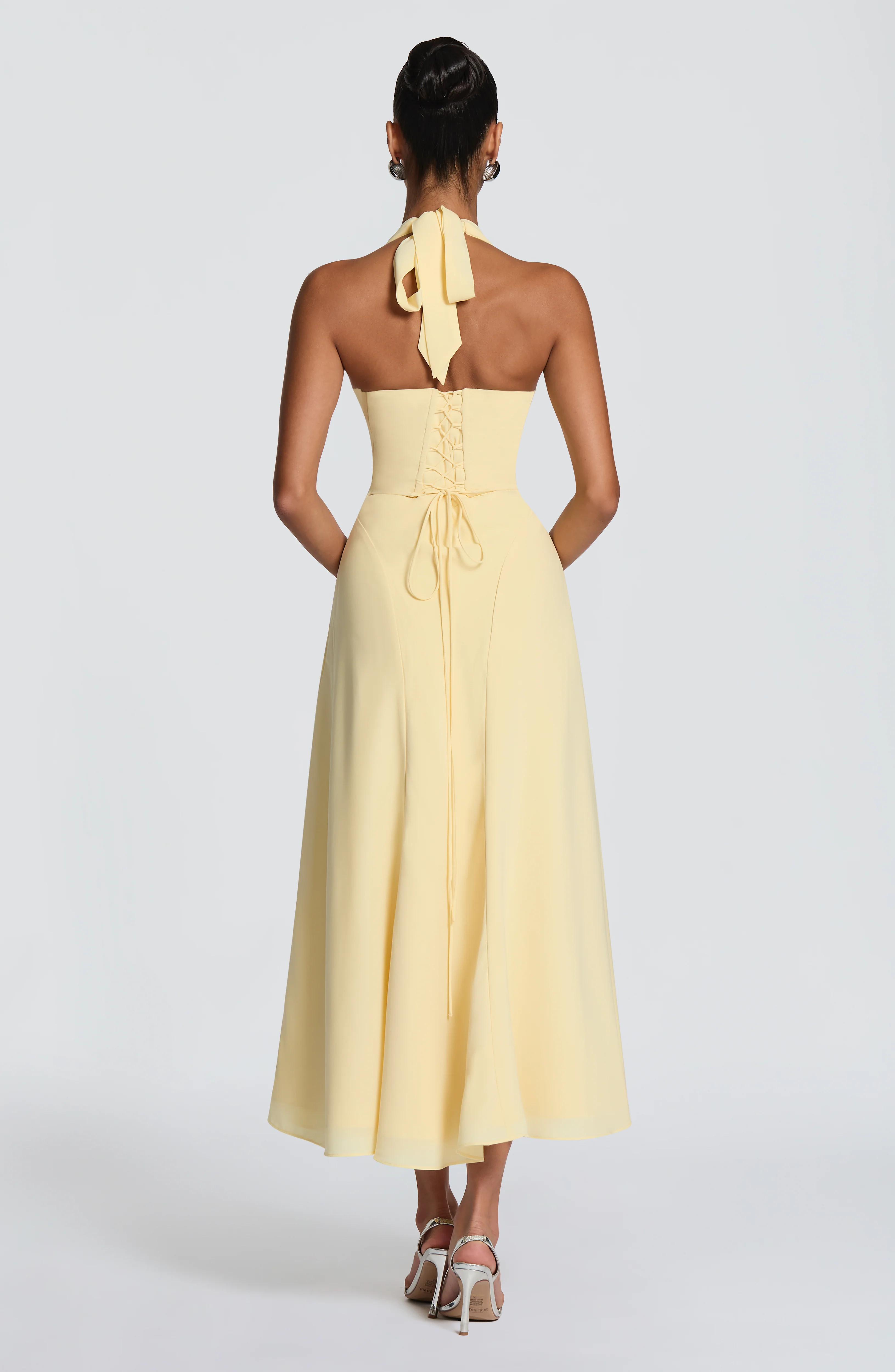 Hayden Midi Dress - Lemon