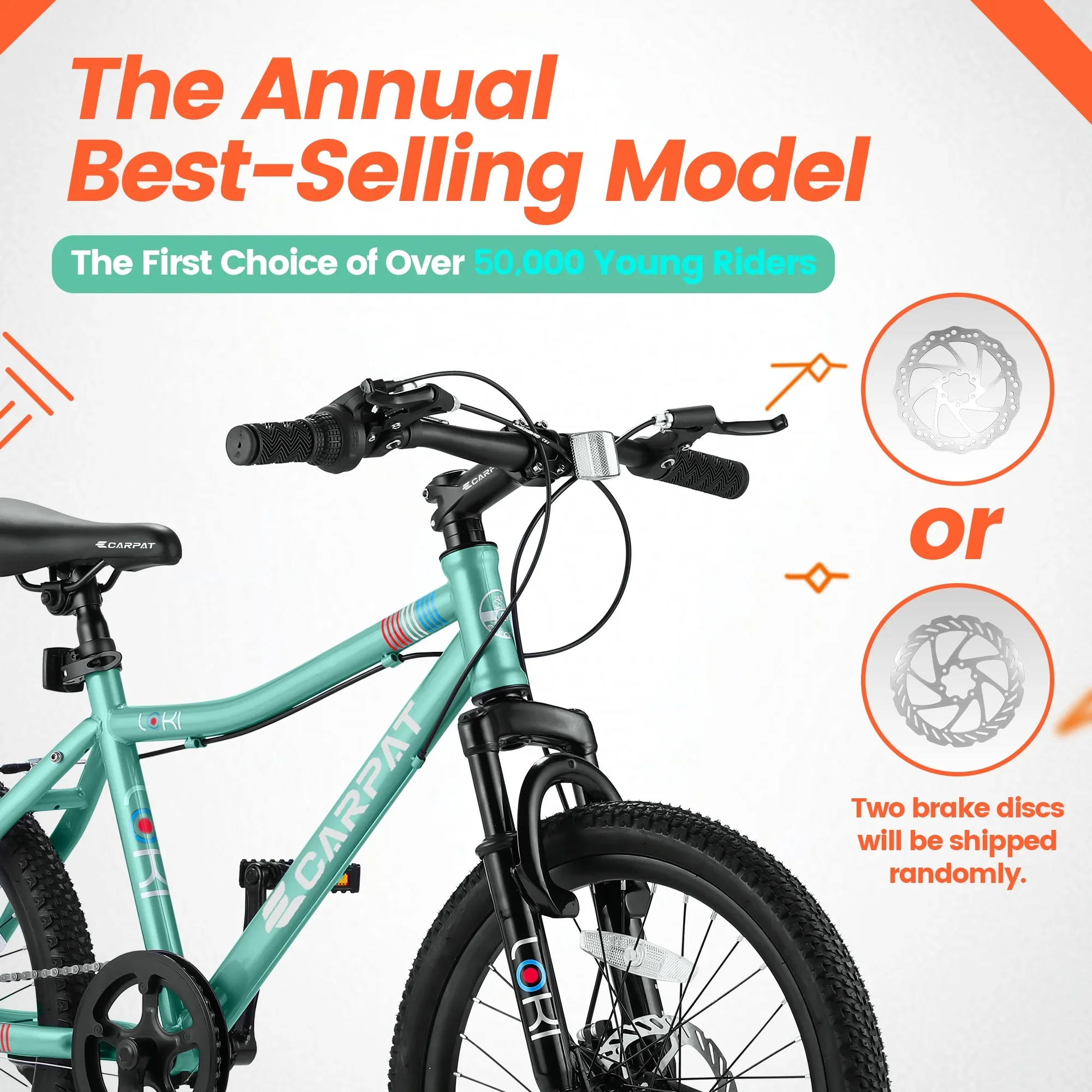 iYofe 20 Mountain Bike for Boys Girls, Bicycle for Kids with SHIMANO 7 Speed, Shock Absorbing Front Fork, Lightweight Bikes with V-Brakes for Outdoor Adventure, Blue