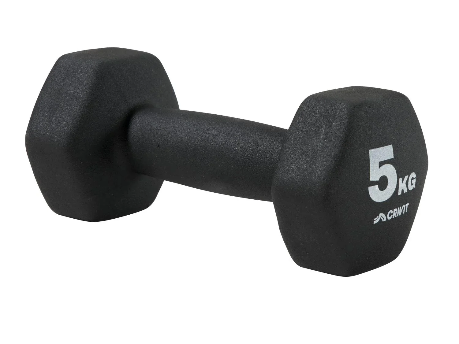 CRIVIT Set dhaltres courts, 2x 5 kg
