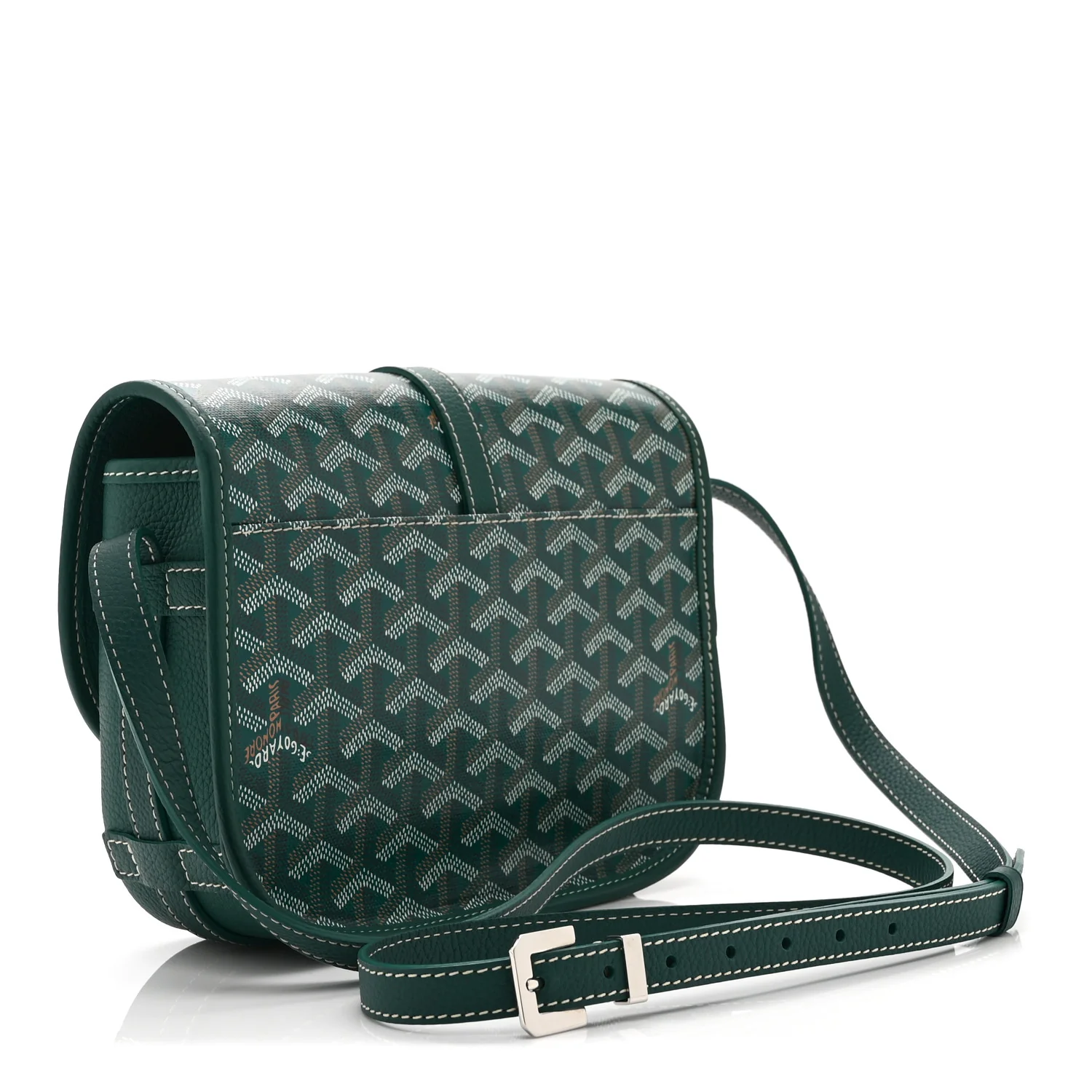 Goyardine Belvedere II PM Messenger Bag Green