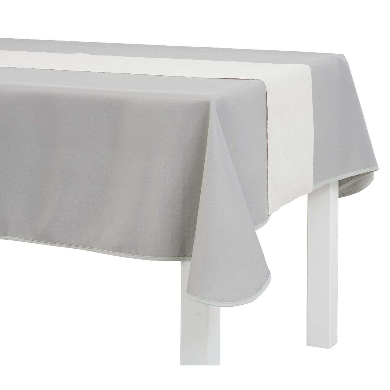 Chemin de table en polyester beige