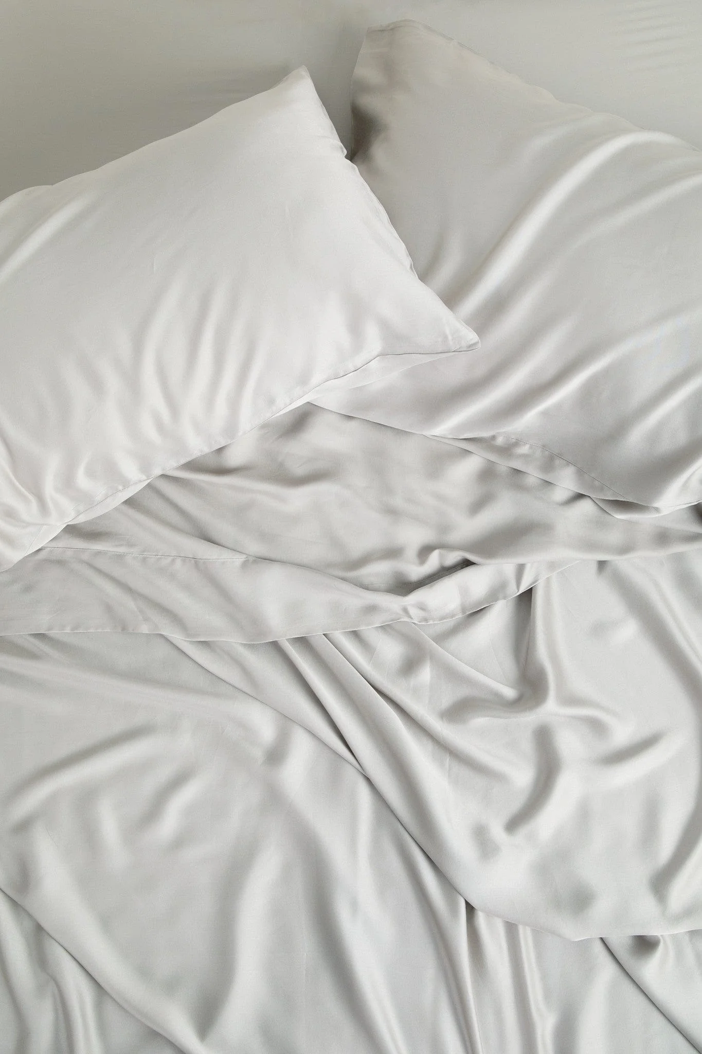 Bamboo Sateen Sheet Set in Dove Gray
