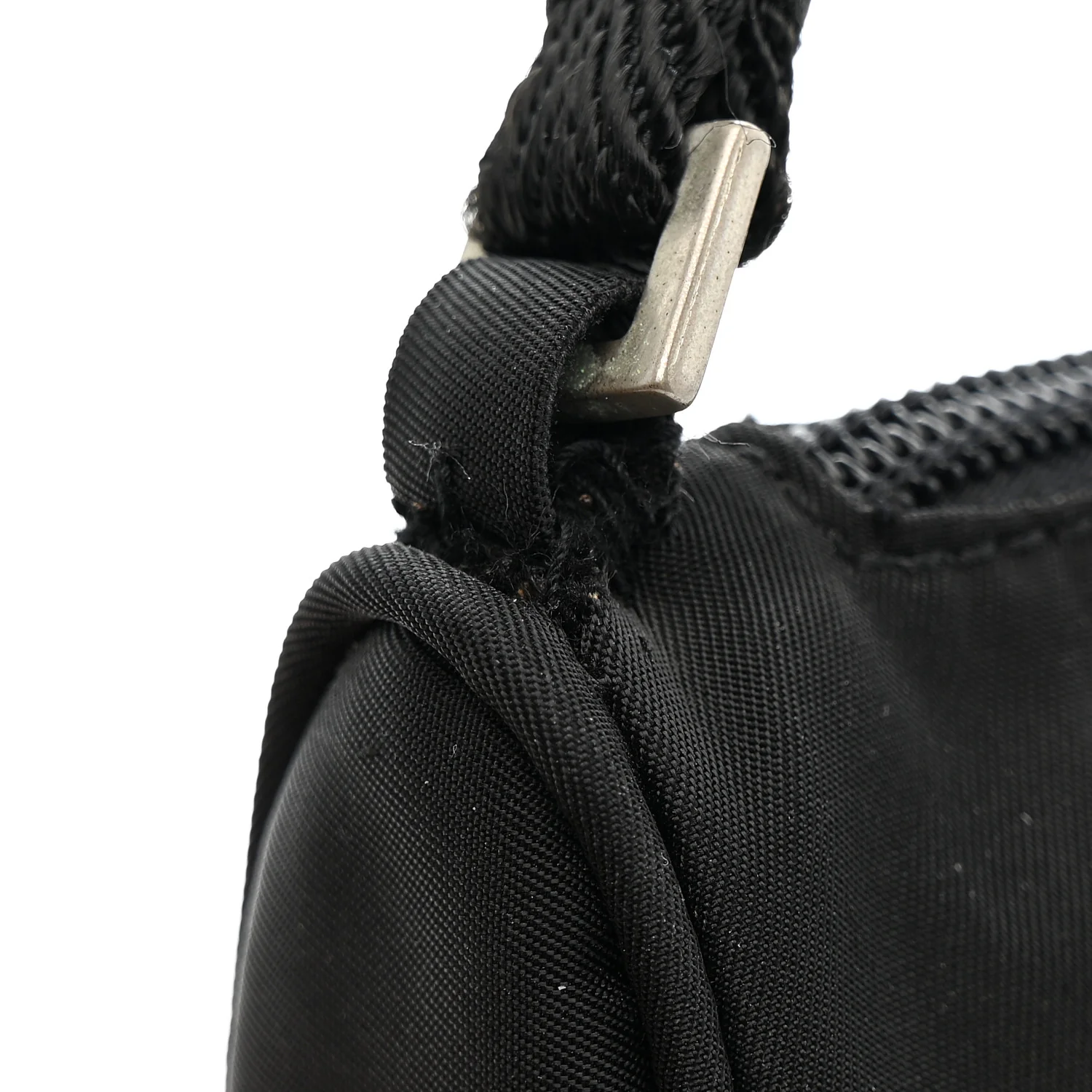 Tessuto Nylon Pochette Bag Black