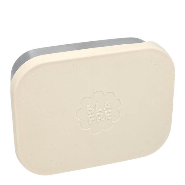Matboks stål 3 rom 17x13x5 cm beige