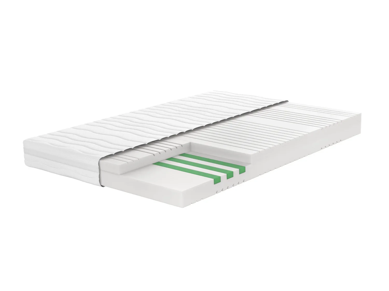 LIVARNO home Matelas en mousse froide, 7 zones, H3, 140 x 190 cm