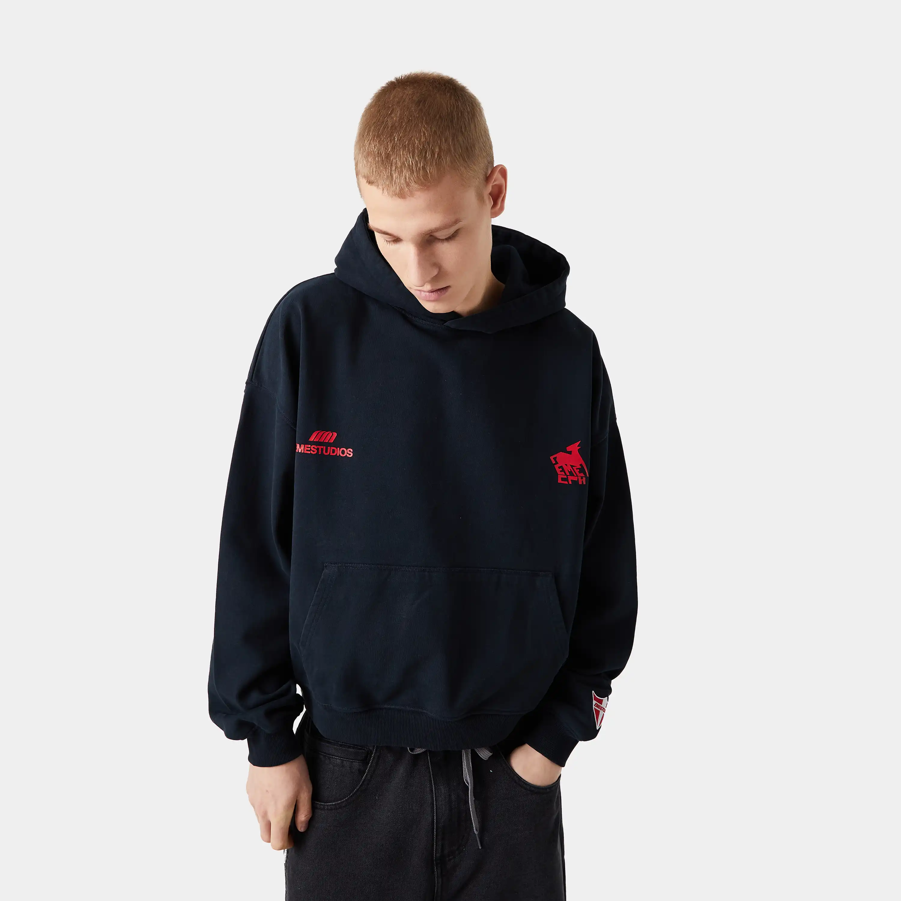 Rensdyr Navy Oversized Hoodie