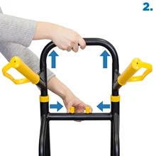 Mount-It! Stair Climber Hand Truck and Dolly , 264 lbs. Capacity Heavy-Duty Trolley Cart